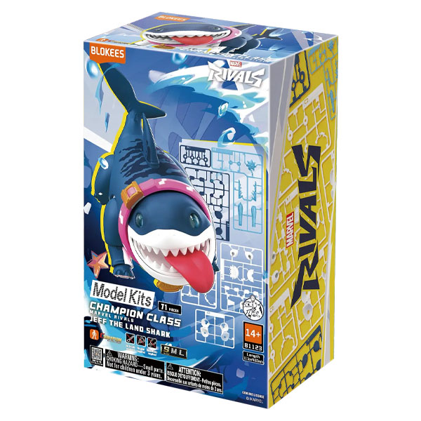 Blokees Marvel Rivals Champion Class 12 Jeff The Land Shark Model Kit
